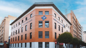 Fachada del Hospital Sagrado Corazón en Valladolid